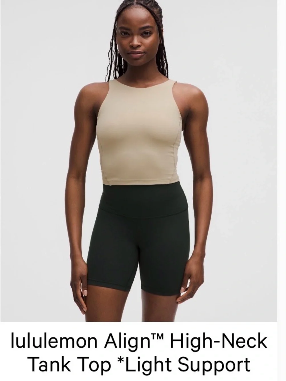 lululemon athletica Align High-Neck Tank — Beige - Picture 1 of 4